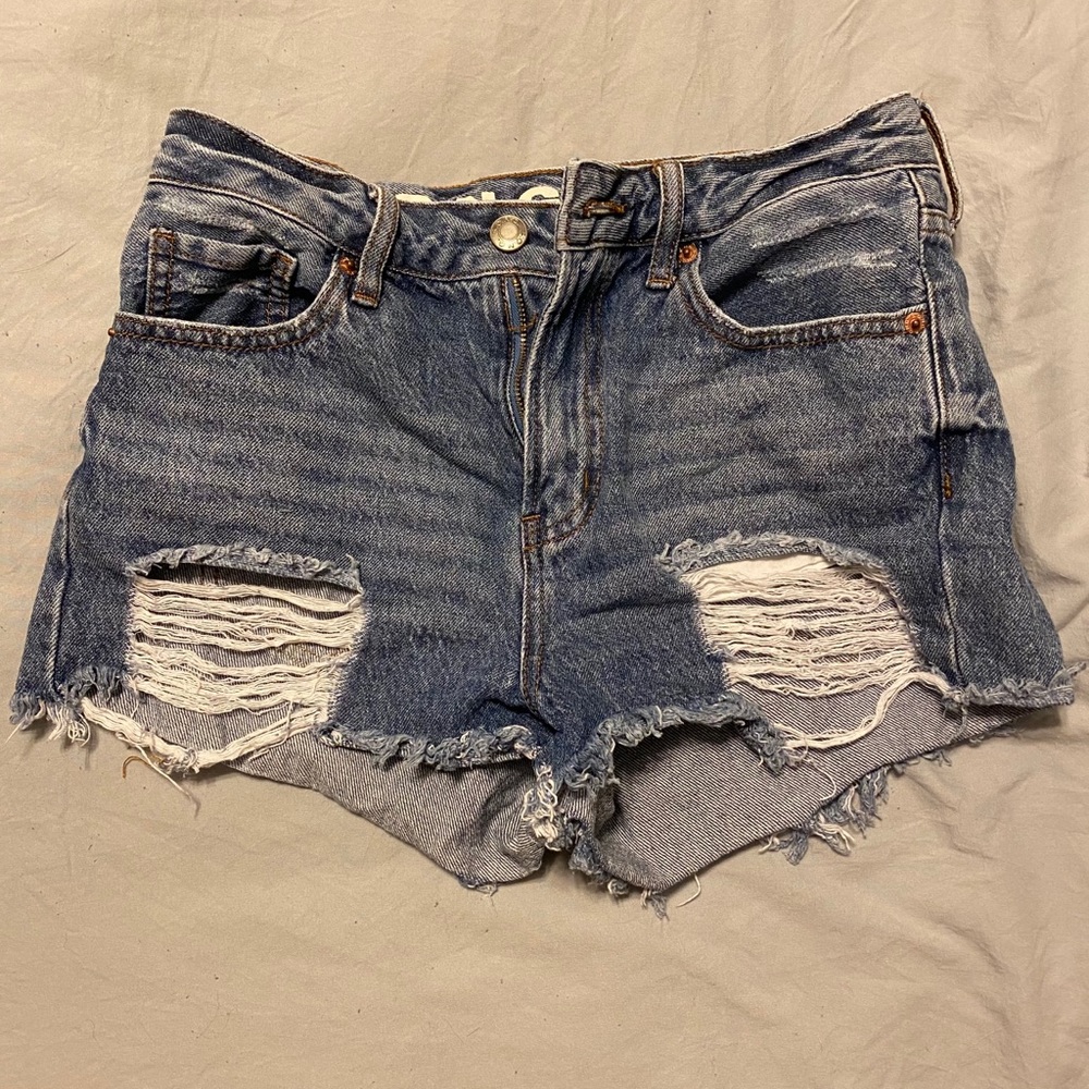 Denim shorts